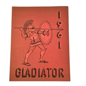 Troy High School Yearbook 1961 Troy Michigan MI Gladiator Softcover No Writing - Picture 1 of 10