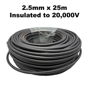 Lead Out Cable 2.5mm - 25 metres Electric Fencing Mains Underground 20,000V - Picture 1 of 2