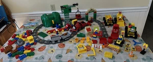 Lego Duplo Thomas The Train/Constuction Tracks, Trucks, James, Cranky, Tunnel + - Picture 1 of 21