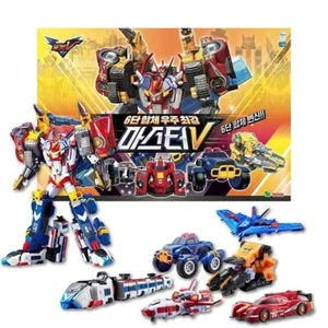 Tobot V 6-Vehicles Transformer Robot MASTER V Ultimate Korean Combination Toy - Picture 1 of 10