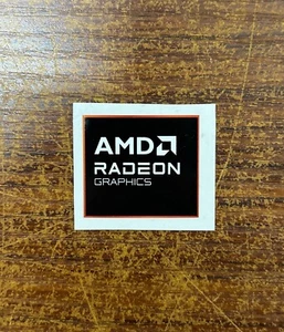 1x AMD Radeon Graphics Desktop / Laptop Custom Sticker Label (NEW) - Picture 1 of 1