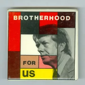 Insolito 1976 Jimmy Carter per Presidente, Confraternita per US Pinback - Foto 1 di 2