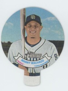 2019 Topps Heritage 1970 Candy Lids Manny Machado Padres #27