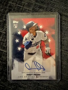 2024 Topps Update Series - Andy Pages - Baseball Stars Rookie Autograph - Picture 1 of 2