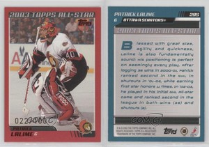 2003-04 Topps Red /100 Patrick Lalime #295