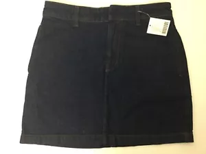 BDG Urban Outfitters Juniors Sz. S Mini Jean Skirt w/Side Pockets Dark Blue NWT - Picture 1 of 6