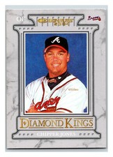 2004 Donruss Diamond Kings Studio Insert Chipper Jones Atlanta Braves #21
