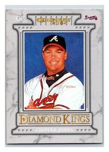 2004 Donruss Diamond Kings Studio Insert Chipper Jones Atlanta Braves #21 - Picture 1 of 2