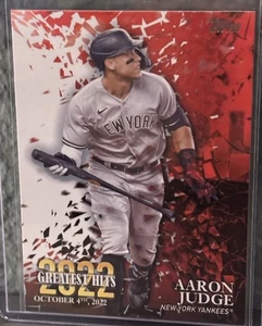 2023 Topps Series 1 #22GH-25 Aaron Judge Greatest Hits New York Yankees - Bild 1 von 2