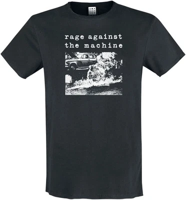 Rage Against The Machine T-Shirt Herren Amplified Collection - Monk Fire schwarz - Bild 1 von 4