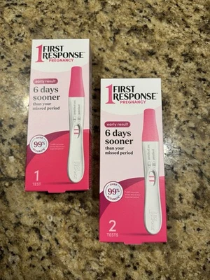 Kit de prueba de embarazo de primera respuesta JUEGO DE DOS Foto 1 de 2