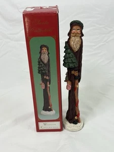 Windsor Collection Pencil Santa Tree Toys 11.5” Christmas Decor - Foto 1 di 7