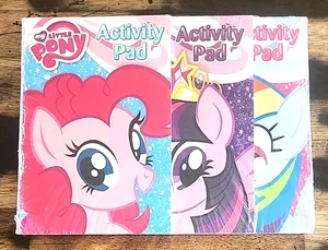 My Little Pony Lot of 3 Activity Pads NEW & Sealed - Picture 1 of 2