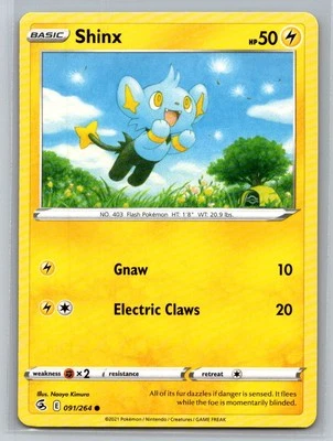 Shinx #091/264 SWSH08: Fusion Strike Common - Pokemon Cards H9 - Image 1 of 2