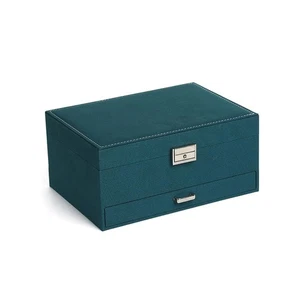 Flannel Handmade Jewelry Gift Box With 3 Layers For Women, Handcrafted Watch ... - Picture 1 of 7