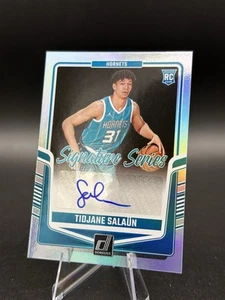 2024-25 Donruss #SS-TSH Signature Series Auto Tidjane Salaun RC - Foto 1 di 2