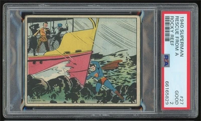 1940 Superman #27 Rescue From A Rocky Reef PSA 2 (Good) - Image 1 of 2