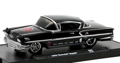 CHEVROLET Impala - Edelbrock - 1958 - black - M2 1:64 - Imagen 1 de 4