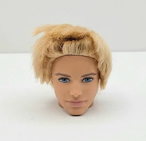 Mattel Ken NUR KOPF blonde verwurzelte Haare blaue Augen 2009 - Bild 1 von 8