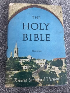 The Holy Bible Revised Standard Version Illustrated 1972 Collins Clear-Type HB - Picture 1 of 24
