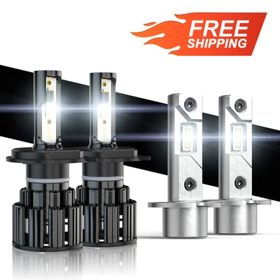 For Toyota Previa 1994-1997 LED Headlight Hi/Lo + Fog Light Bulbs Combo Kits - Image 1 of 4