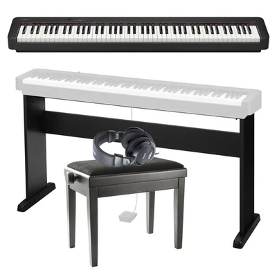 Casio Stagepiano Set, CDP-S110 BK Deluxe, 88 Tasten, Hammermechanik, USB MIDI - Bild 1 von 4