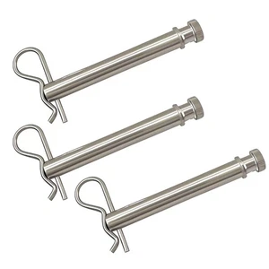 3X TS35010 Trailer Hitch Pin and Clip For 2" & 2.5" Hitch Pins Keeper Clips - Picture 1 of 6