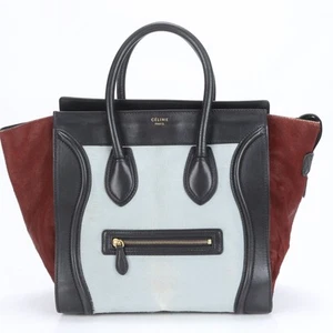 Celine Luggage Micro Shopper Bag, Harako Leather, Multicolor - Picture 1 of 15