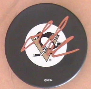 *MARIO LEMIEUX*FIRMADO*AUTOGRAFIADO*DISCO*PITTSBURGH*PINGÜINOS*NHL*AUTENTICIDAD* - Imagen 1 de 2