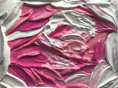 Pintura Acrílica Original Lienzo ROSA ABSTRACCIÓN ROSA 8x10 Julia Garcia  Foto 1 de 3