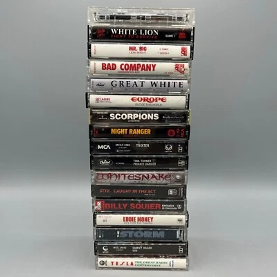 1970s/80s/90 Cassette Tapes Classic Rock/Glam *Build Your Own Lot* - Image 1 of 4
