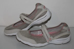 LL Bean MJ Casual Shoes, 260976, Taupe/Pink, Synthetic, Womens Size 8.5 - Picture 1 of 5