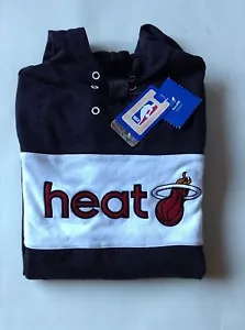 Neu mit Etikett Adidas Miami Heat Damenpullover Hoodie mit Scrunch-Ausschnitt S Small grau/weiß 65 $ - Bild 1 von 9