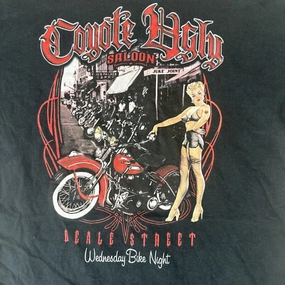 Camiseta gráfica Coyote Ugly Saloon Wednesday Bike Night Biker Nashville talla M Foto 1 de 4