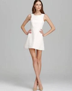 Vestido Natsue Acolchado French Connection Blancanieves S/L $198 Nuevo con Etiquetas 10 - Imagen 1 de 9