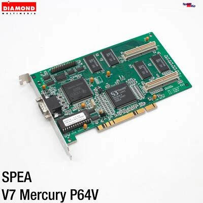 Diamond SPEA V7 Mercury P64V 2MB VRAM VGA PCI Graphics Card Video Card S3 Vision - Image 1 of 4