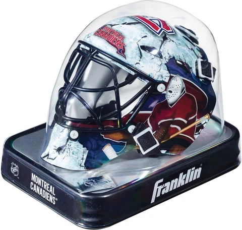 Montreal Canadiens Unsigned Franklin Sports Replica Mini Goalie Mask - Fanatics Cover
