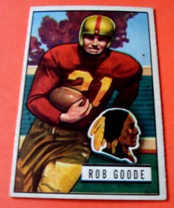 1951 Bowman #36 ROB GOODE ex/nm  football WASHINGTON REDSKINS no creases - Picture 1 of 3