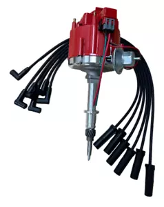 HEI Distributor + Wire Set For Chevrolet GMC Engines 292 250 230 L6 1978-1985 - Picture 1 of 14