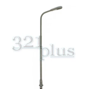 10 Stk. LED H0 abgesetzter Mast Led Peitschenleuchte Straßenlaterne H0 Modellbau - Bild 1 von 5