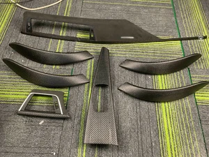 7PC BMW F30 F31 F34 M RENDIMIENTO FIBRA DE CARBONO ALCANTARA ACABADO INTERIOR LHD - Imagen 1 de 8
