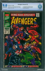 Avengers Annual #2 ⭐ CBCS 9.0 ⭐ 1st App of SCARLET CENTURION! Marvel Comic 1968 - Picture 1 of 3