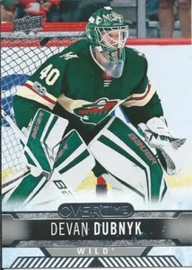2017-18 NHL Overtime Upper Deck DEVAN DUBNYK #98 Minnesota Wild - Picture 1 of 2