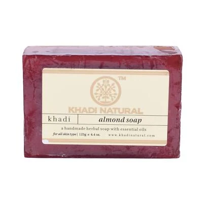 Jabón Ayurvédico de Almendras KHADI NATURAL 125 g Foto 1 de 3