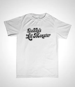 DADDY’S LITTLE MONSTER TSHIRT HARLEY QUINN SUICIDE SQUAD - Picture 1 of 2