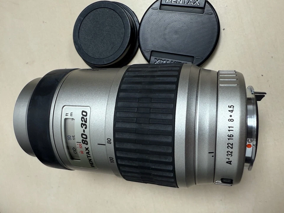 Pentax 80-320mm SMC FA Telephoto Lens f/4.5-5.6 Autofocus Zoom Fungus - Image 1 of 4