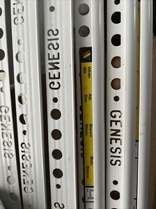 6 Lengths White Plastic Genesis 8mm Tile Trim - Picture 1 of 3