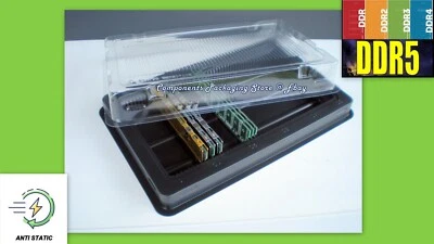 5 Trays for DDR5 DDR4 RAM Box Memory Case PC Server DIMM Modules  Fits  250 New - Image 1 of 4