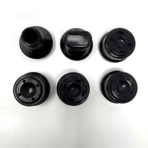 Omega Entsafter 8003 8004 8005 8006 Düsenkappen Set Ersatzteile Schwarz Original - Bild 1 von 6