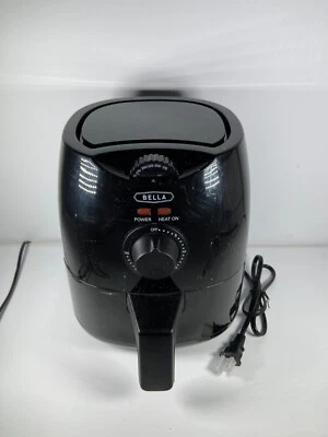 Bella 1.2-Qt. Air Convection Fryer Color Black Model 32818B1 Works Great - Image 1 of 4